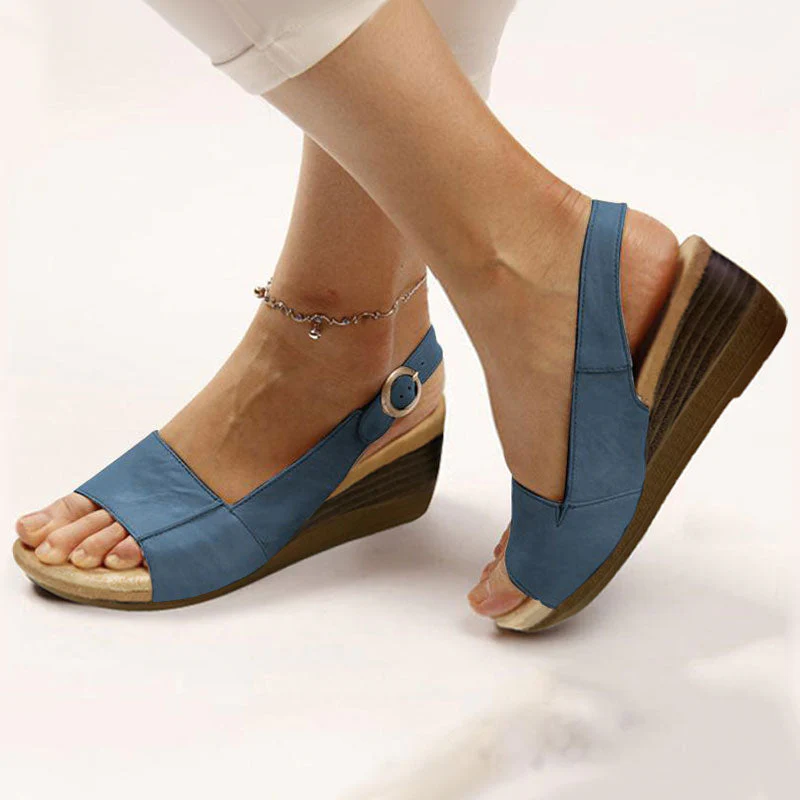 Dotmalls Women's Elegant Low Chunky Heel Comfy Sandals - Image 7
